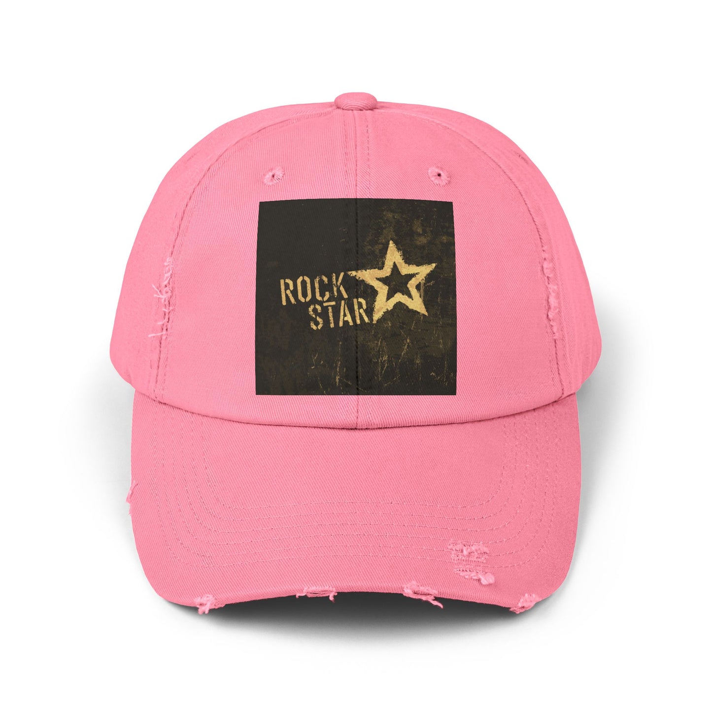 I wanna be a Rockstar - Unisex Distressed Cap