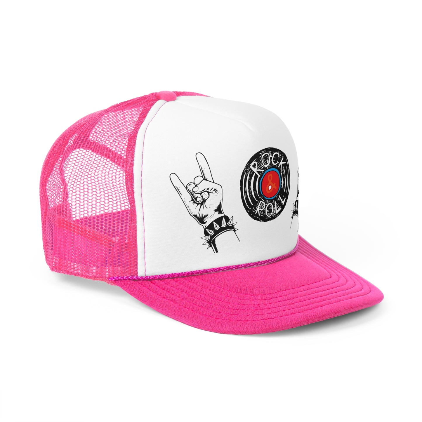 Rock n Roll Hands and Vinyl - Trucker Cap