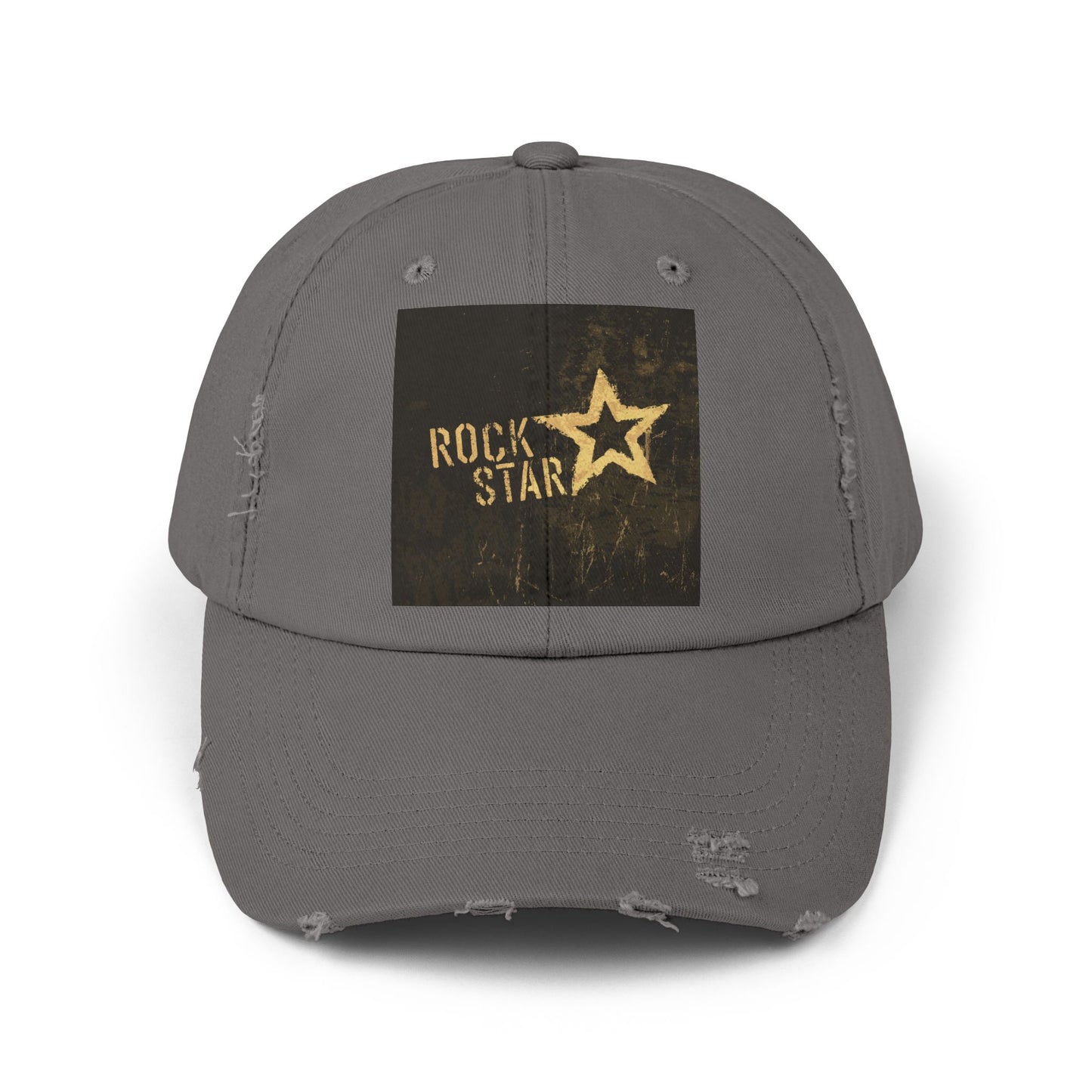 I wanna be a Rockstar - Unisex Distressed Cap