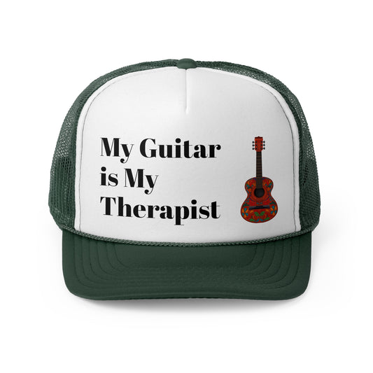 My Guitar is My Therapist - Trucker Caps