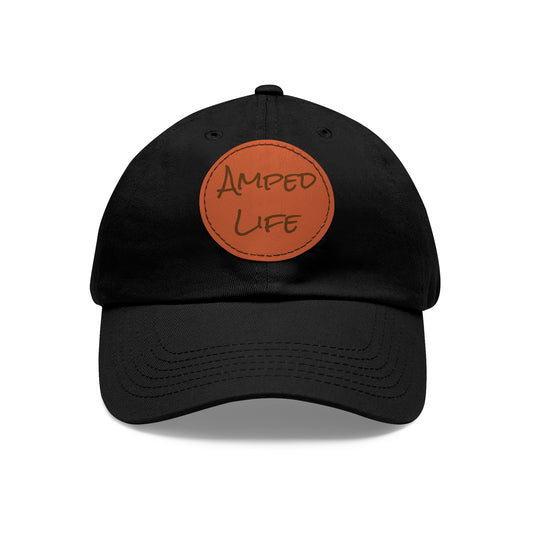 Amped Life - Dad Hat with Leather Patch