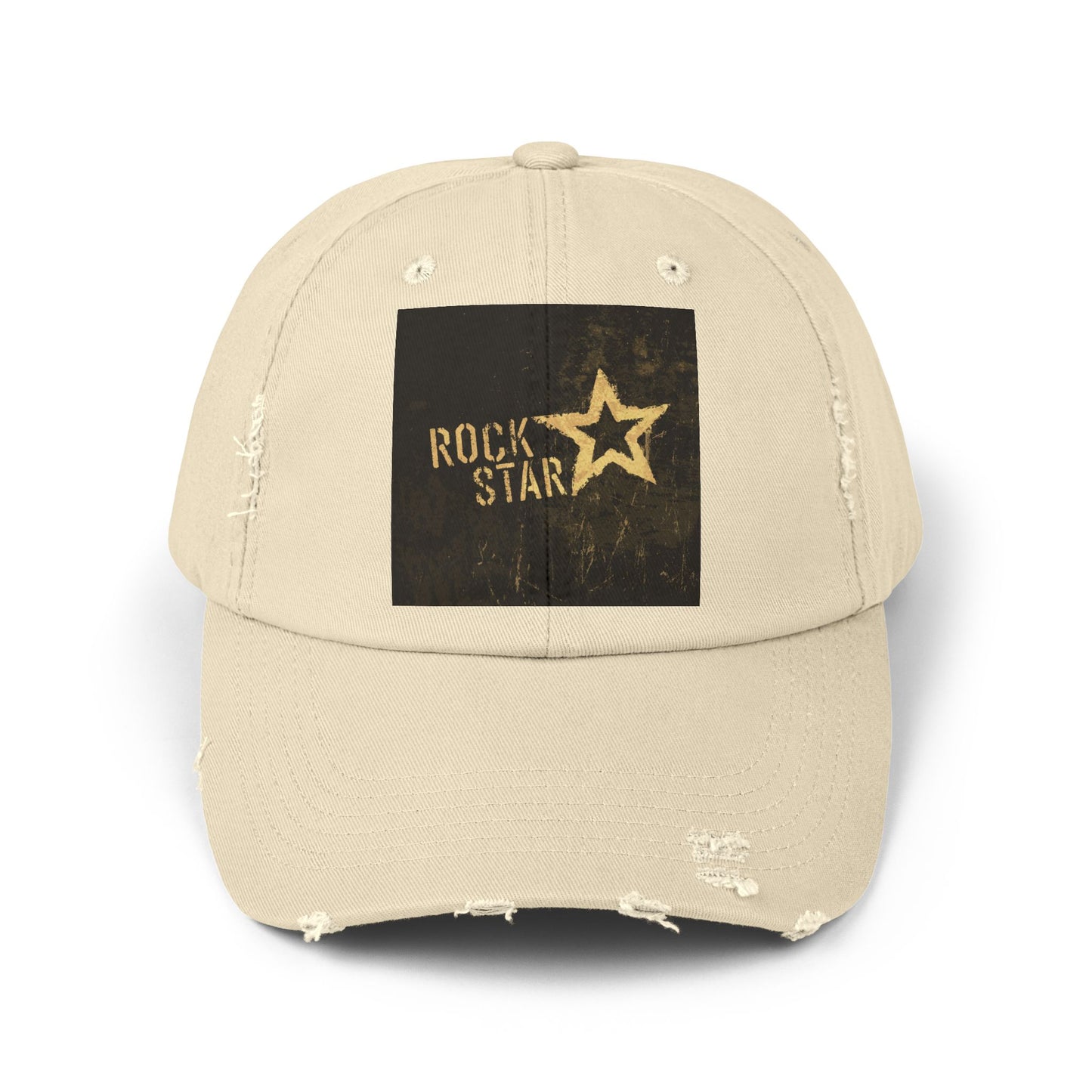 I wanna be a Rockstar - Unisex Distressed Cap