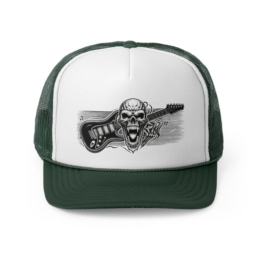 Growling Skull Guitar - Trucker Cap