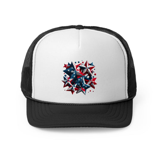 Rocking the Multi Dimensional Stars Trucker Cap